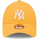 cappellino-curvo-arancione-regolabile-per-bambino-9forty-league-essential-dei-new-york-yankees-mlb-di-new-era