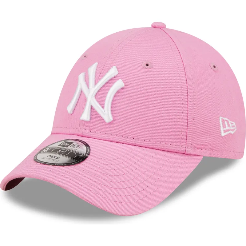 cappelli-curva-rosa-cinghia-regolabile-per-bambino-9forty-league-essential-dei-new-york-yankees-mlb-di-new-era cappelli-curva-rosa-cinghia-regolabile-per-bambino-9forty-league-essential-dei-new-york-yankees-mlb-di-new-era