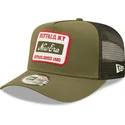 cappelli-curva-verde-snapback-a-frame-di-new-era