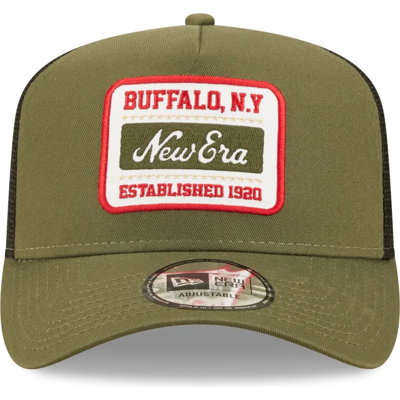 cappelli-curva-verde-snapback-a-frame-di-new-era