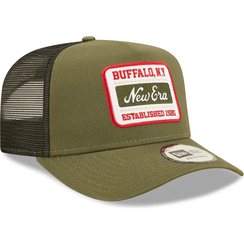 cappelli-curva-verde-snapback-a-frame-di-new-era