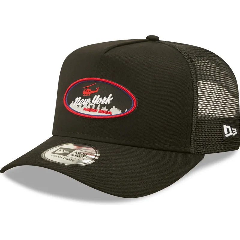 cappelli-curva-nero-snapback-a-frame-di-new-era