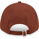 cappellino-curvo-marrone-regolabile-9forty-linen-dei-new-york-yankees-mlb-di-new-era