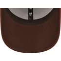 cappellino-curvo-marrone-regolabile-9forty-linen-dei-new-york-yankees-mlb-di-new-era