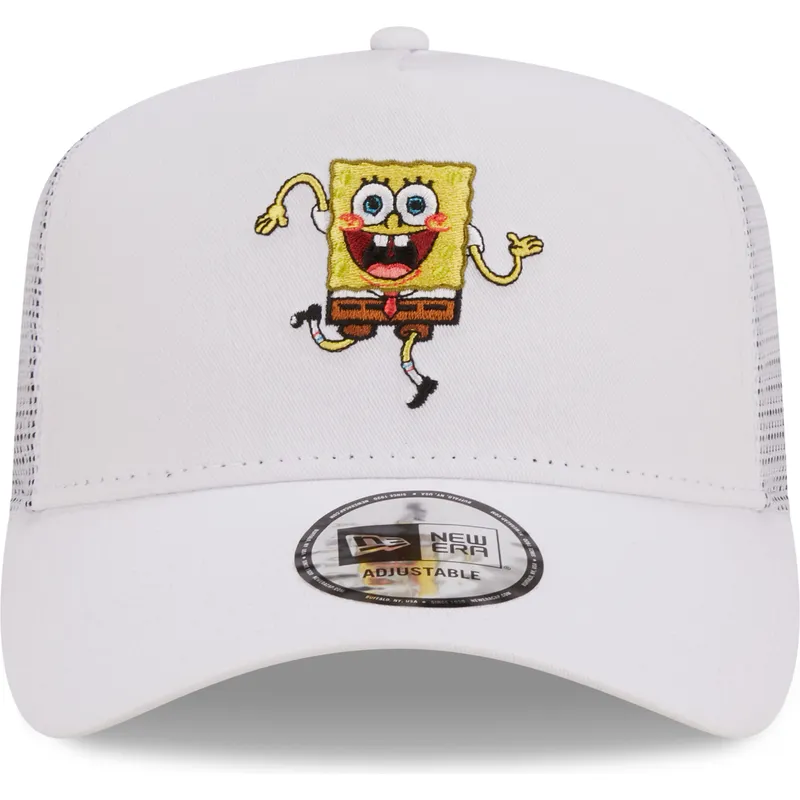 cappelli-curva-bianco-snapback-a-frame-dei-bob-esponja-di-new-era