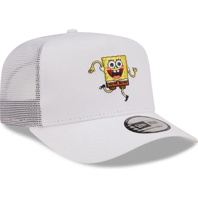 cappelli-curva-bianco-snapback-a-frame-dei-bob-esponja-di-new-era