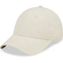 buet-beige-justerbar-kasket-til-kvinder-9forty-monogram-fra-new-york-yankees-mlb-fra-new-era