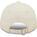 bojd-beige-justerbar-keps-for-dam-9forty-monogram-fran-new-york-yankees-mlb-av-new-era