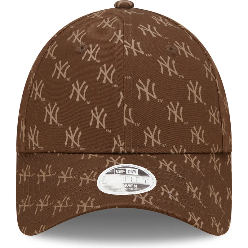 cappelli-curva-marrone-cinghia-regolabile-9forty-monogram-dei-new-york-yankees-mlb-di-new-era cappelli-curva-marrone-cinghia-regolabile-9forty-monogram-dei-new-york-yankees-mlb-di-new-era