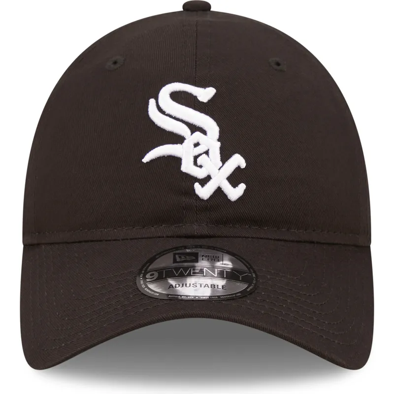 cappellino-curvo-nero-regolabile-9twenty-league-essential-di-chicago-white-sox-mlb-di-new-era