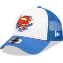 cappellino-trucker-blu-e-bianco-per-bambino-a-frame-di-superman-dc-comics-di-new-era
