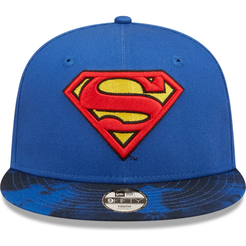 cappelli-piatta-blu-snapback-per-bambino-9fifty-dei-superman-dc-comics-di-new-era cappelli-piatta-blu-snapback-per-bambino-9fifty-dei-superman-dc-comics-di-new-era