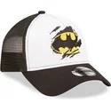 cappellino-trucker-nero-e-bianco-per-bambino-a-frame-di-batman-dc-comics-di-new-era
