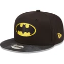 cappelli-piatta-nero-snapback-per-bambino-9fifty-dei-batman-dc-comics-di-new-era