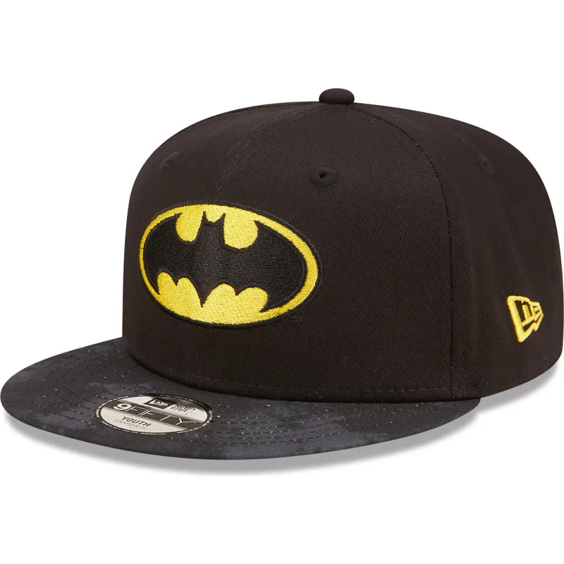 cappelli-piatta-nero-snapback-per-bambino-9fifty-dei-batman-dc-comics-di-new-era cappelli-piatta-nero-snapback-per-bambino-9fifty-dei-batman-dc-comics-di-new-era