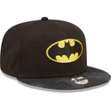 cappello-snapback-nero-piatto-per-bambino-9fifty-di-batman-dc-comics-di-new-era