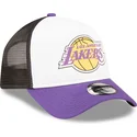 gorra-trucker-blanca-negra-y-violeta-a-frame-team-colour-de-los-angeles-lakers-nba-de-new-era