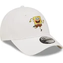 cappelli-curva-bianco-cinghia-regolabile-9forty-dei-bob-esponja-di-new-era