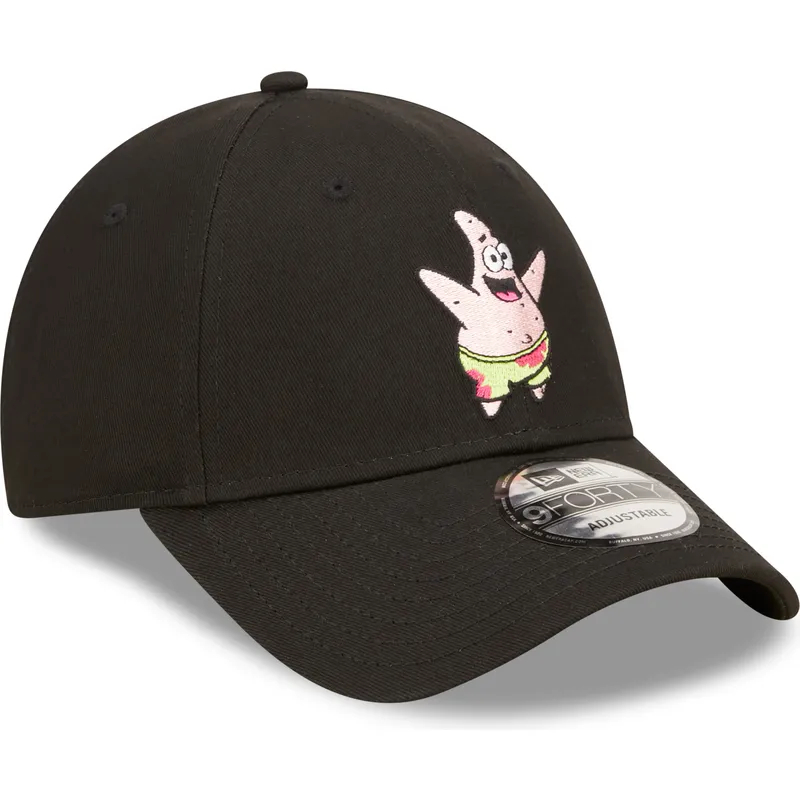 cappelli-curva-nero-cinghia-regolabile-9forty-dei-patricio-estrella-bob-esponja-di-new-era