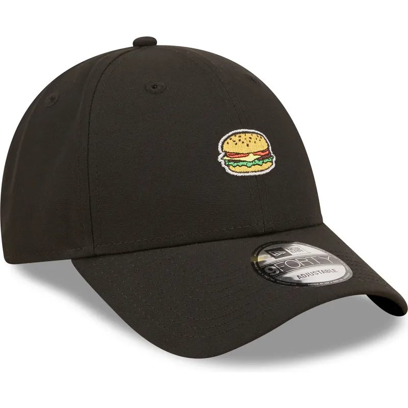 cappelli-curva-nero-cinghia-regolabile-9forty-di-new-era
