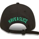 cappellino-curvo-nero-regolabile-pizza-have-a-slice-9forty-food-icon-di-new-era
