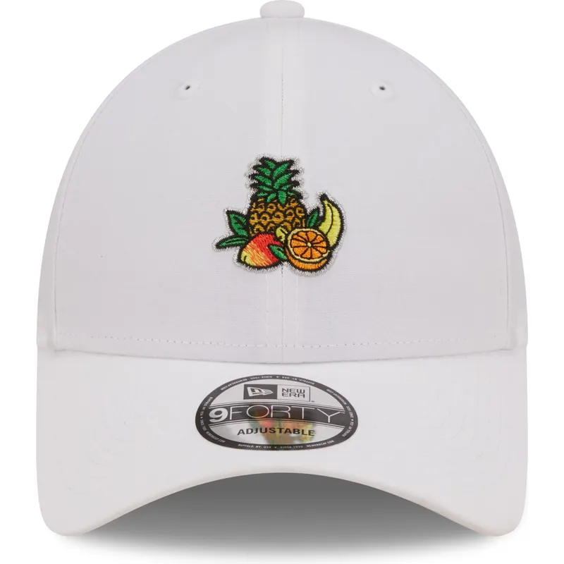 cappellino-visiera-curva-bianco-regolabile-juice-tropical-fruits-9forty-food-icon-di-new-era