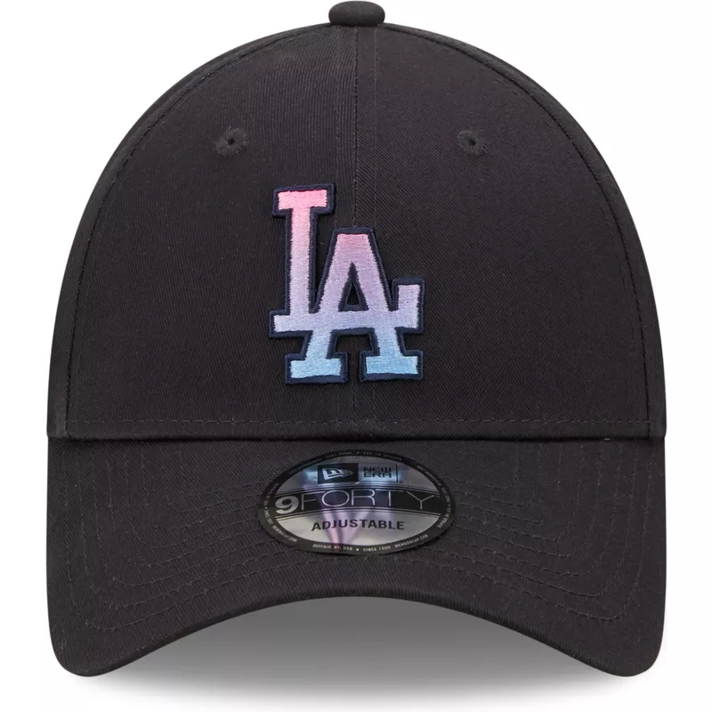 new-era-curved-brim-9forty-gradient-infill-los-angeles-dodgers-mlb-navy-blue-adjustable-cap