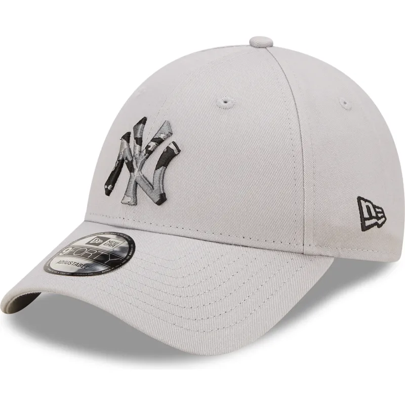 mutzen-gebogen-grau-verstellbares-band-9forty-seasonal-infill-der-new-york-yankees-mlb-von-new-era