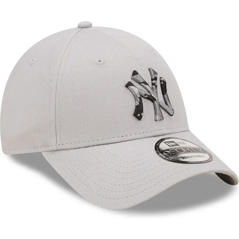 mutzen-gebogen-grau-verstellbares-band-9forty-seasonal-infill-der-new-york-yankees-mlb-von-new-era