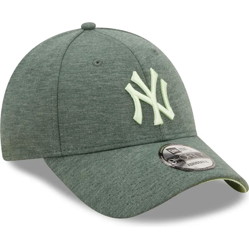 cappelli-curva-verde-cinghia-regolabile-9forty-jersey-essential-dei-new-york-yankees-mlb-di-new-era cappelli-curva-verde-cinghia-regolabile-9forty-jersey-essential-dei-new-york-yankees-mlb-di-new-era