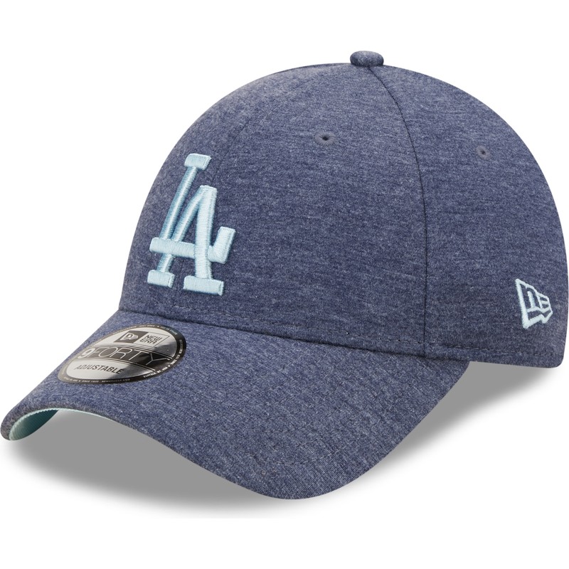 new-era-curved-brim-blue-logo-9forty-jersey-essential-los-angeles-dodgers-mlb-navy-blue-adjustable-cap
