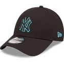 cappellino-nero-con-visiera-curva-regolabile-con-logo-blu-9forty-neon-outline-dei-new-york-yankees-mlb-di-new-era