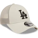 cappelli-curva-beige-cinghia-regolabile-a-frame-home-field-dei-los-angeles-dodgers-mlb-di-new-era