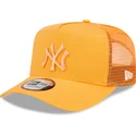 cappelli-curva-arancia-snapback-a-frame-tonal-mesh-dei-new-york-yankees-mlb-di-new-era