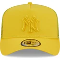 mutzen-gebogen-gelb-snapback-a-frame-tonal-mesh-der-new-york-yankees-mlb-von-new-era