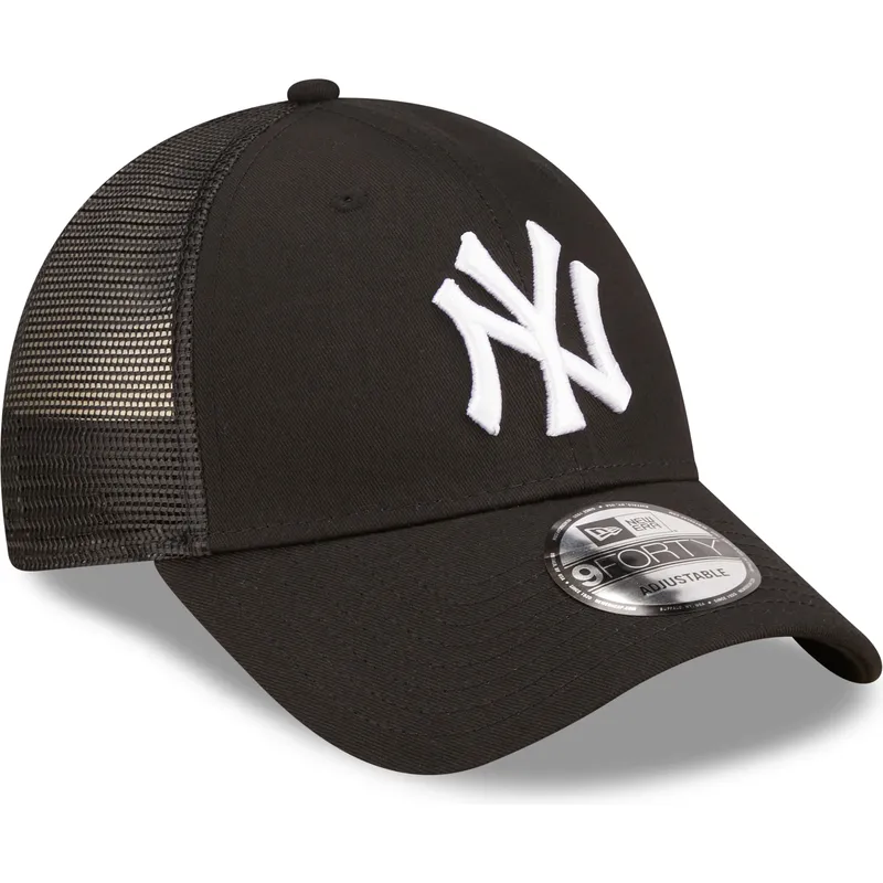 cappellino-trucker-nero-regolabile-a-frame-home-field-dei-new-york-yankees-mlb-di-new-era
