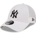 weisse-verstellbare-trucker-cap-a-frame-home-field-der-new-york-yankees-mlb-von-new-era