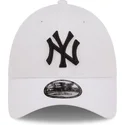 weisse-verstellbare-trucker-cap-a-frame-home-field-der-new-york-yankees-mlb-von-new-era