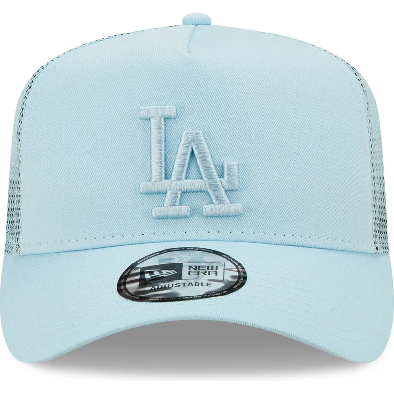 mutzen-gebogen-blau-snapback-a-frame-tonal-mesh-der-los-angeles-dodgers-mlb-von-new-era