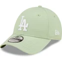 cappellino-curvo-verde-chiaro-regolabile-9forty-league-essential-dei-los-angeles-dodgers-mlb-di-new-era