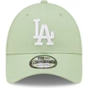 mutzen-gebogen-grun-verstellbares-band-claro-9forty-league-essential-der-los-angeles-dodgers-mlb-von-new-era