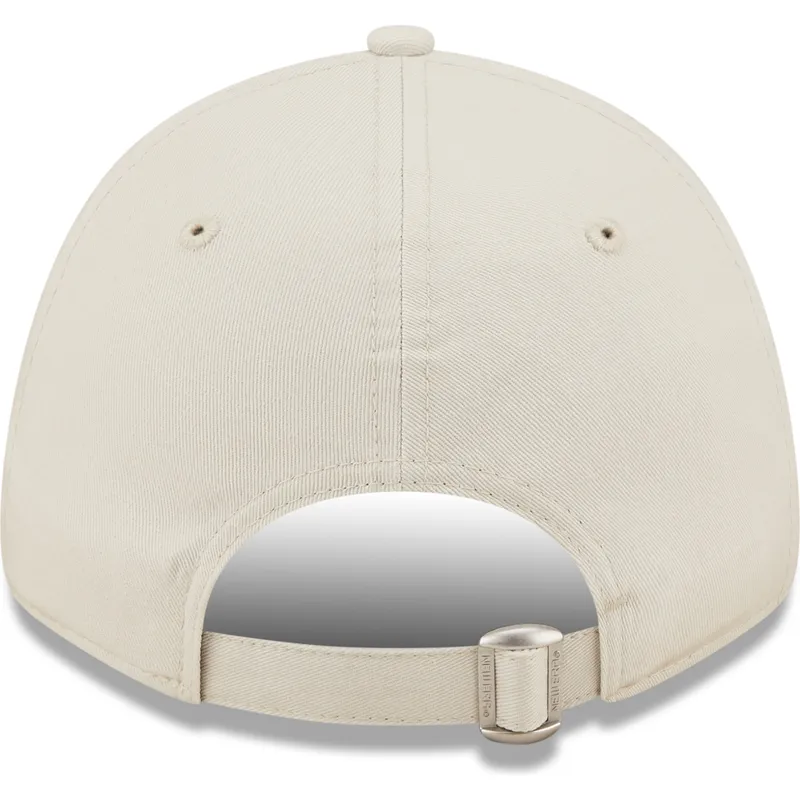 cappelli-curva-beige-cinghia-regolabile-9forty-league-essential-dei-new-york-yankees-mlb-di-new-era