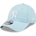 cappellino-curva-azzurro-chiaro-regolabile-9forty-league-essential-dei-new-york-yankees-mlb-di-new-era
