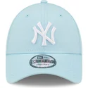 cappellino-curva-azzurro-chiaro-regolabile-9forty-league-essential-dei-new-york-yankees-mlb-di-new-era