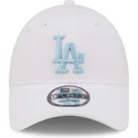 cappelli-curva-bianco-cinghia-regolabile-9forty-league-essential-dei-los-angeles-dodgers-mlb-di-new-era