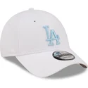 mutzen-gebogen-weiss-verstellbares-band-9forty-league-essential-der-los-angeles-dodgers-mlb-von-new-era