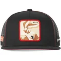 cappellino-trucker-piatto-nero-coyote-casf-wi3-looney-tunes-di-capslab
