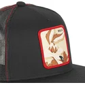 cappellino-trucker-piatto-nero-coyote-casf-wi3-looney-tunes-di-capslab