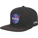 schwarze-flache-snapback-kappe-us2-nasa-von-capslab