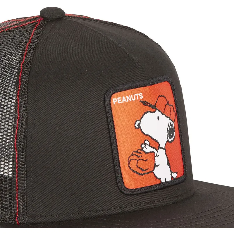 cappelli-piatta-nero-snapback-snoopy-arachidi-di-capslab cappelli-piatta-nero-snapback-snoopy-arachidi-di-capslab